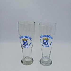 9" Pilsner Beer Glass ~ WEIHENSTEPHAN Brauerei Weizen Bier ~ GERMANY